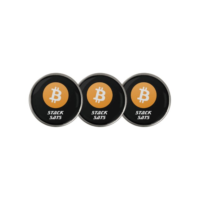Bitcoin Golf Ball Marker (3 Up)