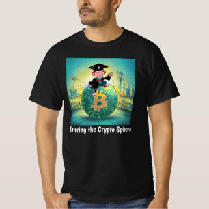 Bitcoin Graduation Black T-Shirt