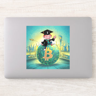 Bitcoin Graduation Sticker