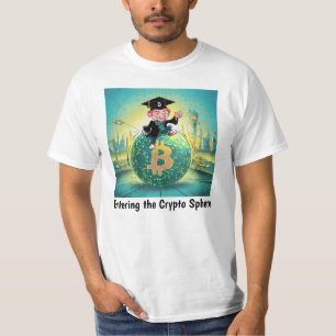 Bitcoin Graduation White T-Shirt