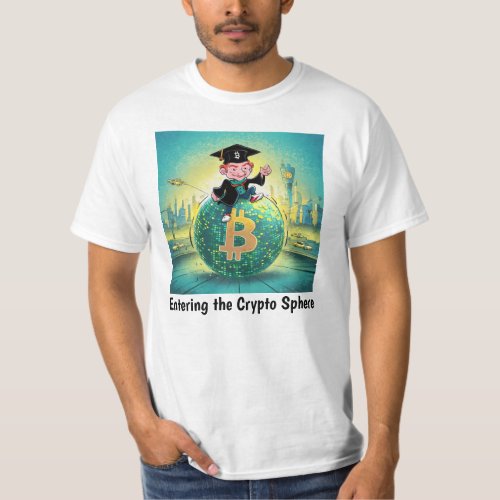 Bitcoin Graduation White T_Shirt