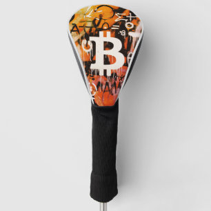 "Bitcoin Graffiti" (Style #3) Street Art Golf Head Cover