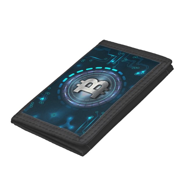 Bitcoin graphics tri-fold wallet (Bottom)
