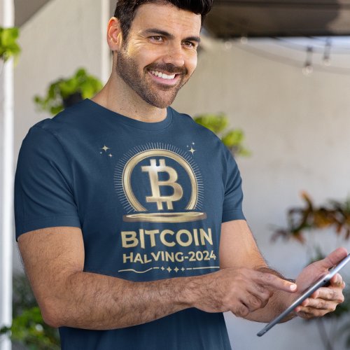 BITCOIN HALVING 2024 Crypto Digital Currency   T_Shirt