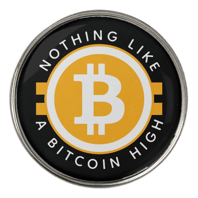 Bitcoin High Golf Ball Marker (Front)