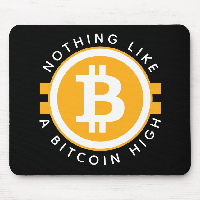 Bitcoin High Mouse Pad (Front)