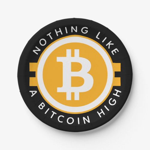 Bitcoin High Paper Plates