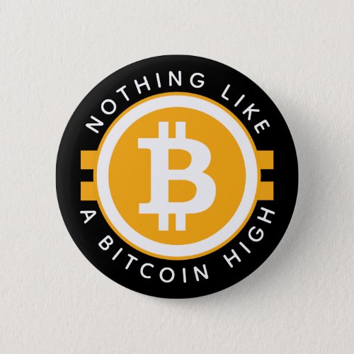 Bitcoin High Pinback Button