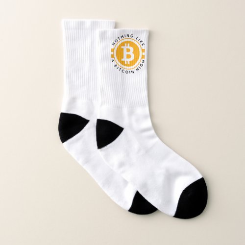 Bitcoin High Socks