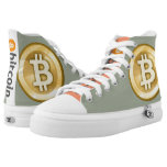 Bitcoin High-top Sneakers at Zazzle