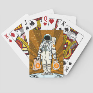BITCOIN-HODL-Crypto Astronaut Poker Cards