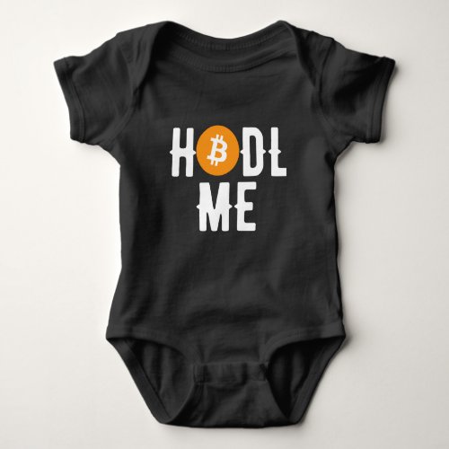 Bitcoin Hodl me Baby Bodysuit