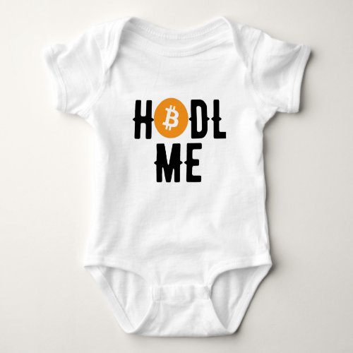 Bitcoin Hodl me Baby Bodysuit