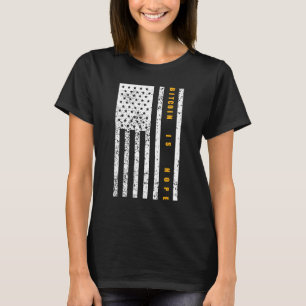 Bitcoin Is Hope Patriotism Patriotic American Flag T-Shirt