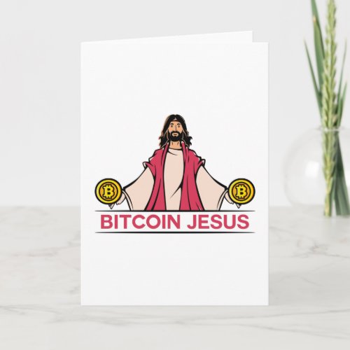 Bitcoin Jesus Card