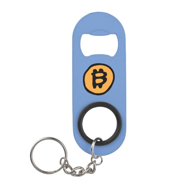 bitcoin keychain bottle opener (Front)