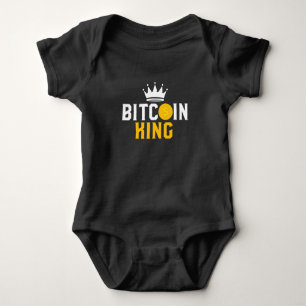 Bitcoin King - Bitcoin Crypto Baby Bodysuit