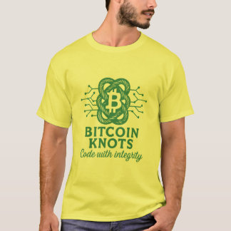 Bitcoin Knots T-Shirt – “Code with Integrity” Knot