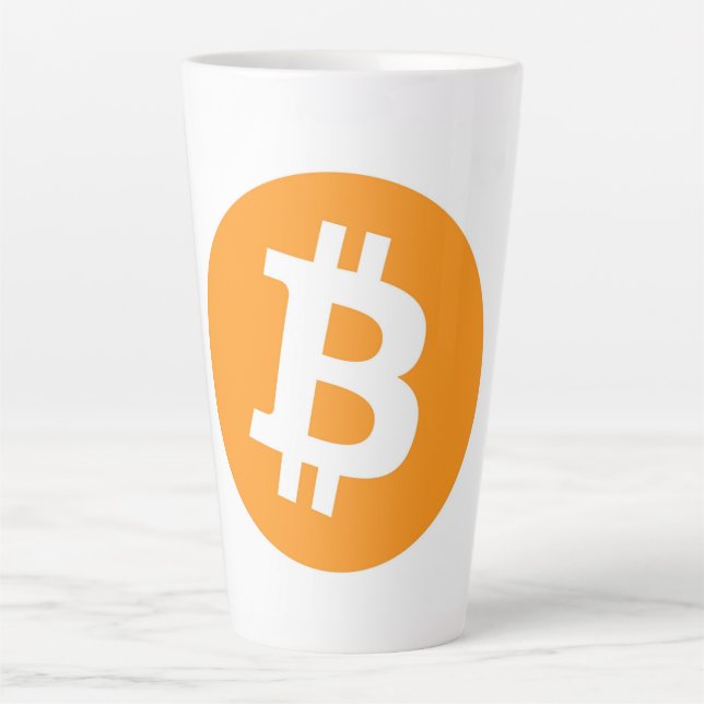 Bitcoin Latte Mug (Front)