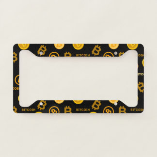 Bitcoin license plate frame