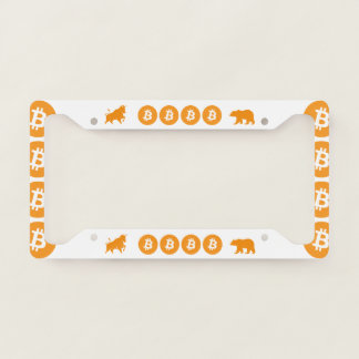 Bitcoin License Plate Frame