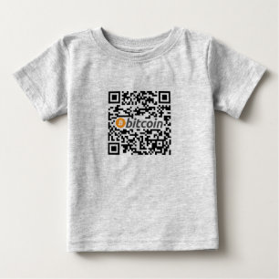 Bitcoin Logo and Address Baby T-Shirt