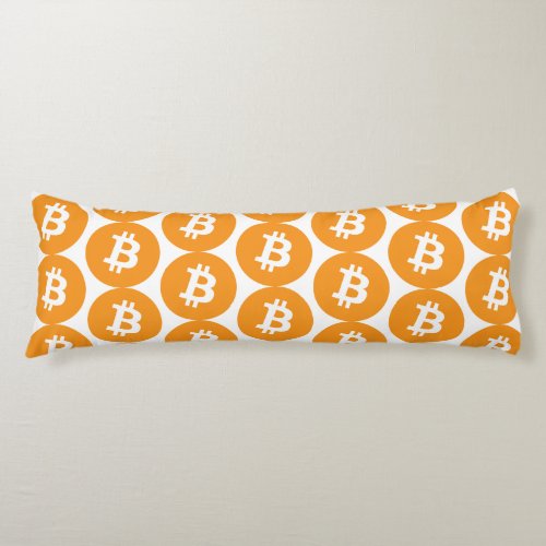 Bitcoin Logo Body Pillow
