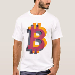 Bitcoin logo cryptocurrency art T-Shirt