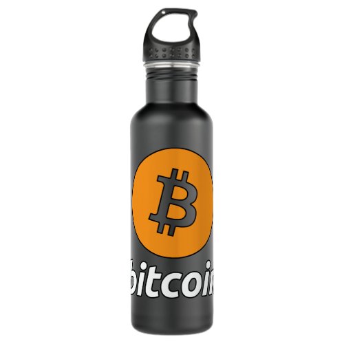 Bitcoin Logo Cryptocurrency BTC Hoodie Stainless Steel Water Bottle