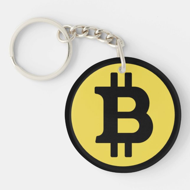 Bitcoin Logo Key Chain (Front)