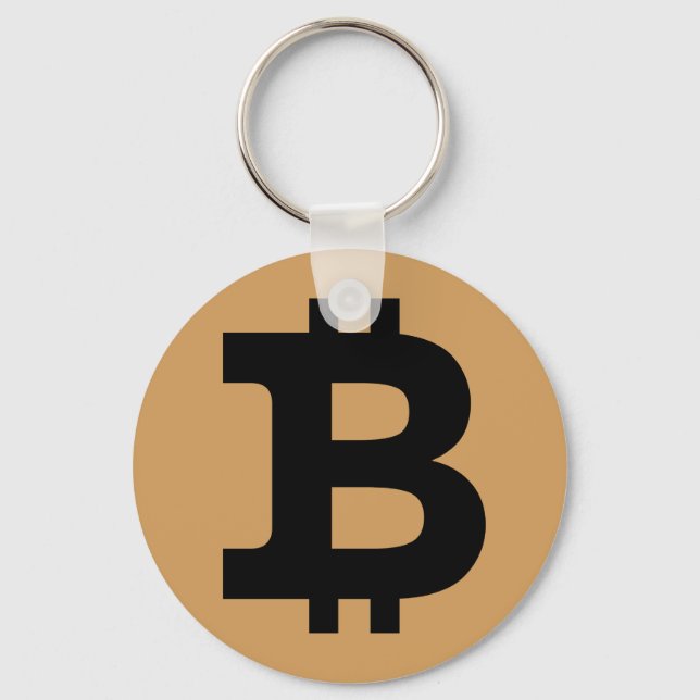 Bitcoin logo keychain (Front)