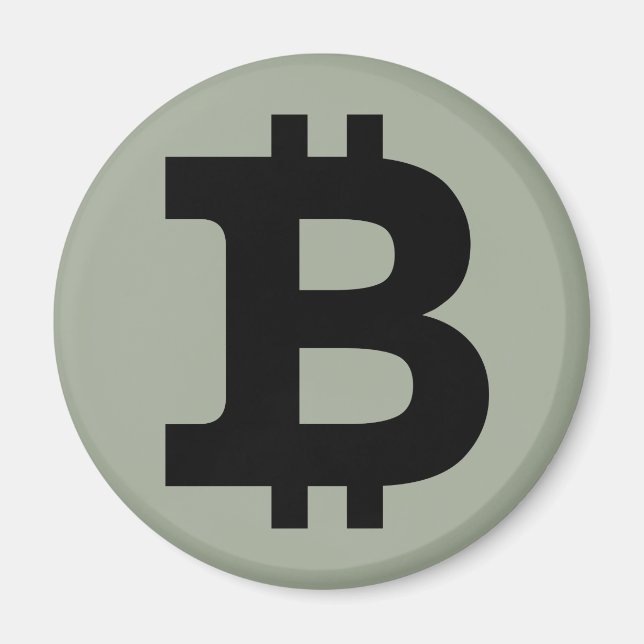 Bitcoin logo magnet (Front)