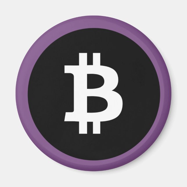 Bitcoin Logo Magnet (Front)