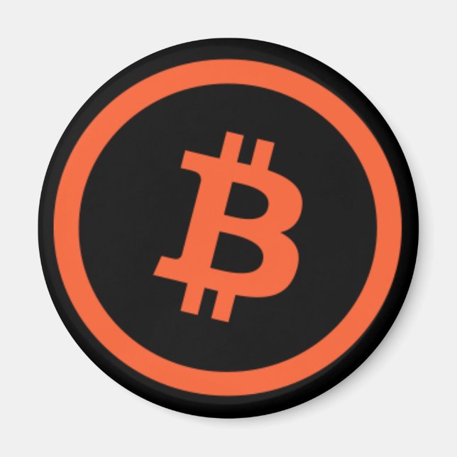 Bitcoin Logo Magnet (Front)