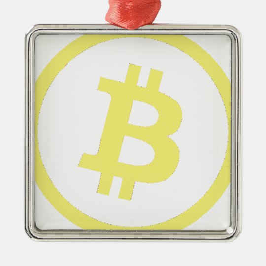 Bitcoin Logo Metal Ornament