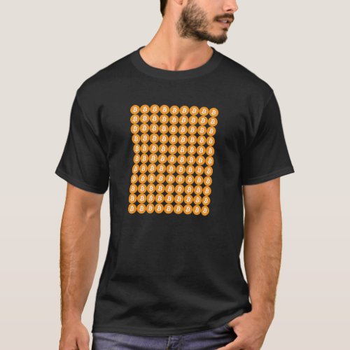 Bitcoin logo monogram T_Shirt
