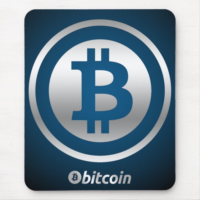 Bitcoin logo mouse pad (Front)