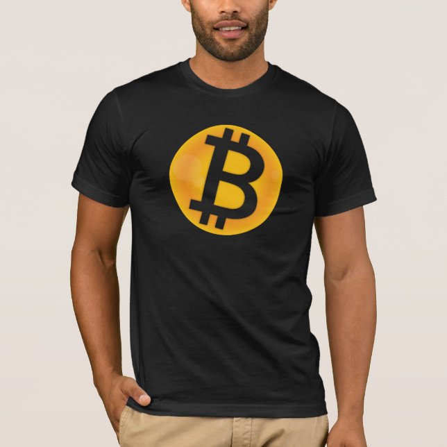 Bitcoin logo (orange) T-Shirt (Front)
