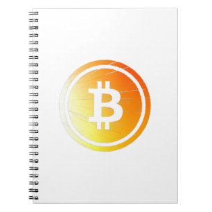 Bitcoin Logo - Perfect Grunge Style Notebook