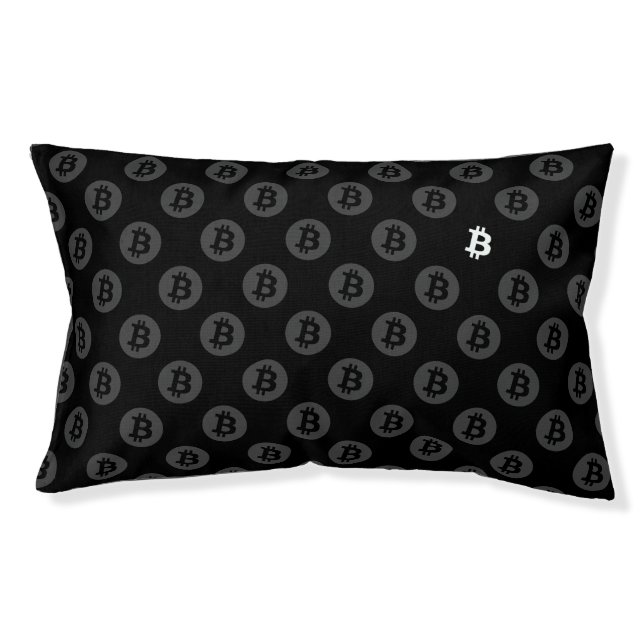 Bitcoin Logo Pet Bed (Front)