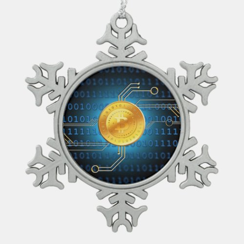 Bitcoin Logo Symbol Crypto Christmas Ornament