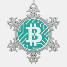 Bitcoin Logo Symbol Crypto Christmas Ornament