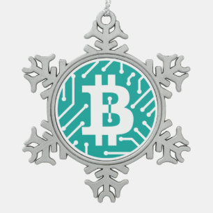Bitcoin Logo Symbol Crypto Christmas Ornament