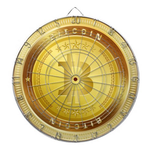 Bitcoin Logo Symbol Cryptocurrency Coin Dartboard