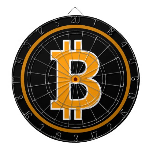 Bitcoin Logo Symbol Cryptocurrency Coin Dartboard