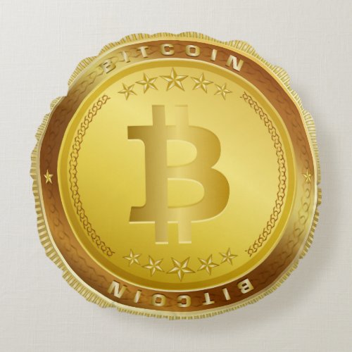 Bitcoin Logo Symbol Cryptocurrency Crypto Pillow