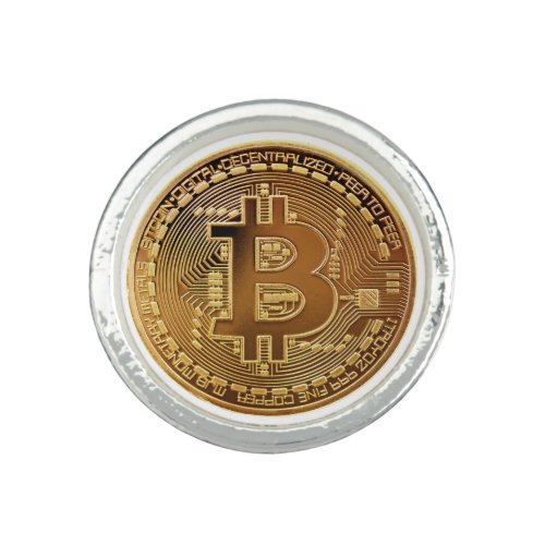 Bitcoin Logo Symbol Cryptocurrency Crypto Ring