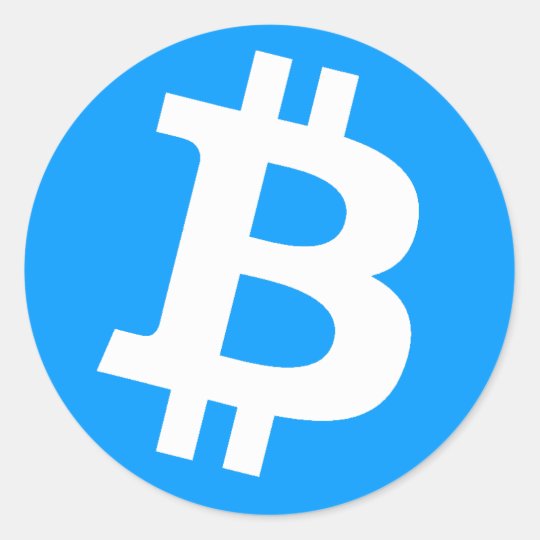 Bitcoin Logo Symbol Cryptocurrency Crypto Sticker - Zazzle.com