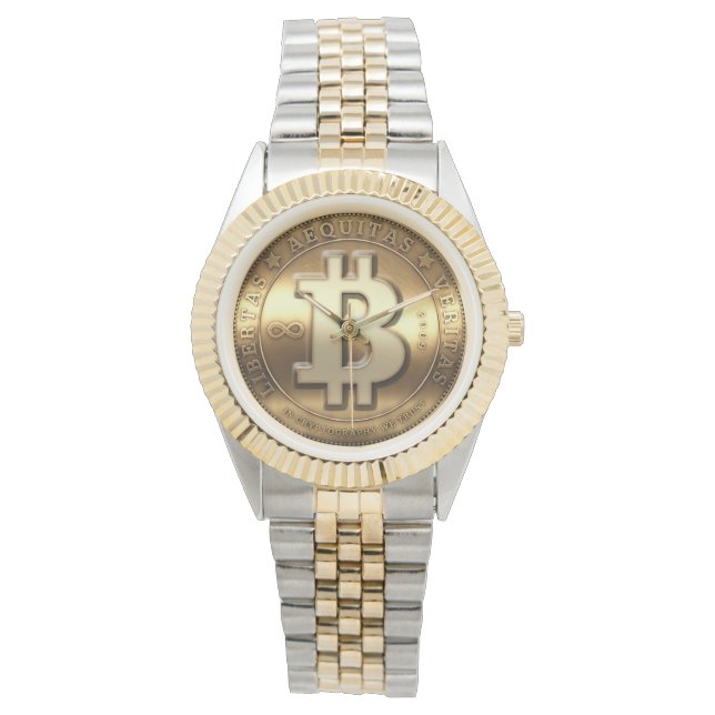 Bitcoin Logo Symbol Cryptocurrency Crypto Watch (Front)