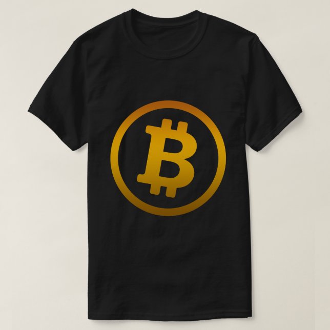 Bitcoin logo T-Shirt (Design Front)